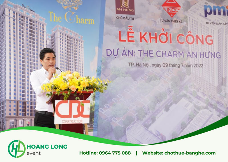 cho thuê bục phát biểu 